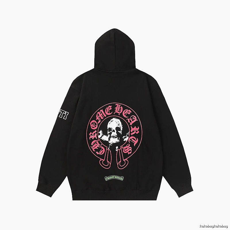 Chrome Hearts 2089-81 Black Cross Graphic Hoodie Coffee Run