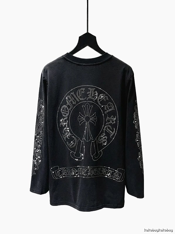 Chrome Hearts Cross Dark Style Black T-shirt