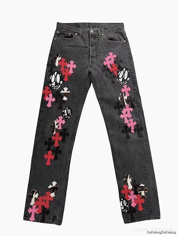 Chrome Hearts Daily Graphic jeans Light Denim Jeans for City Outfits