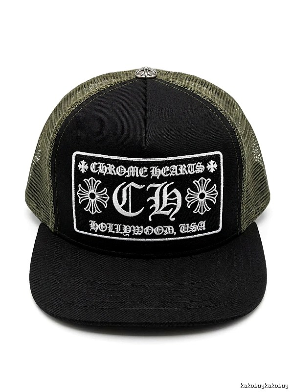 Chrome Hearts Retro Style Black Hat