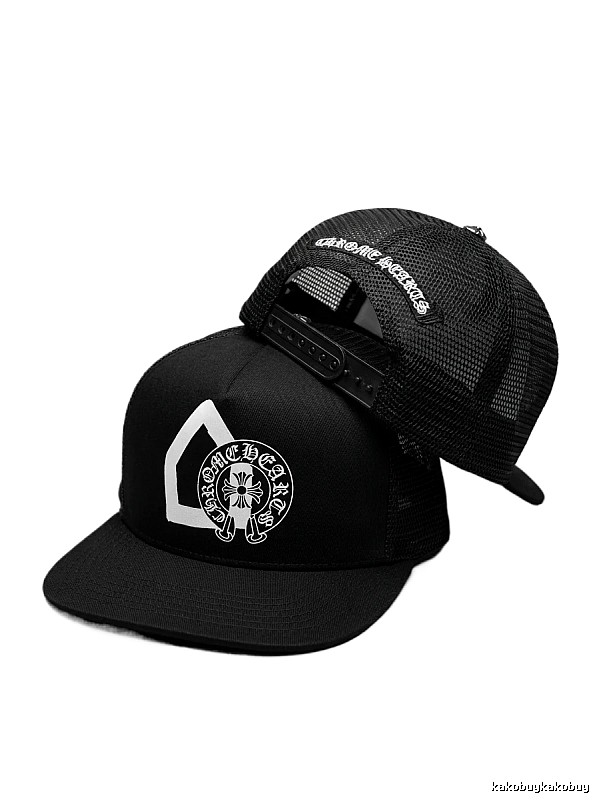 Chrome Hearts Retro Style Black Hat