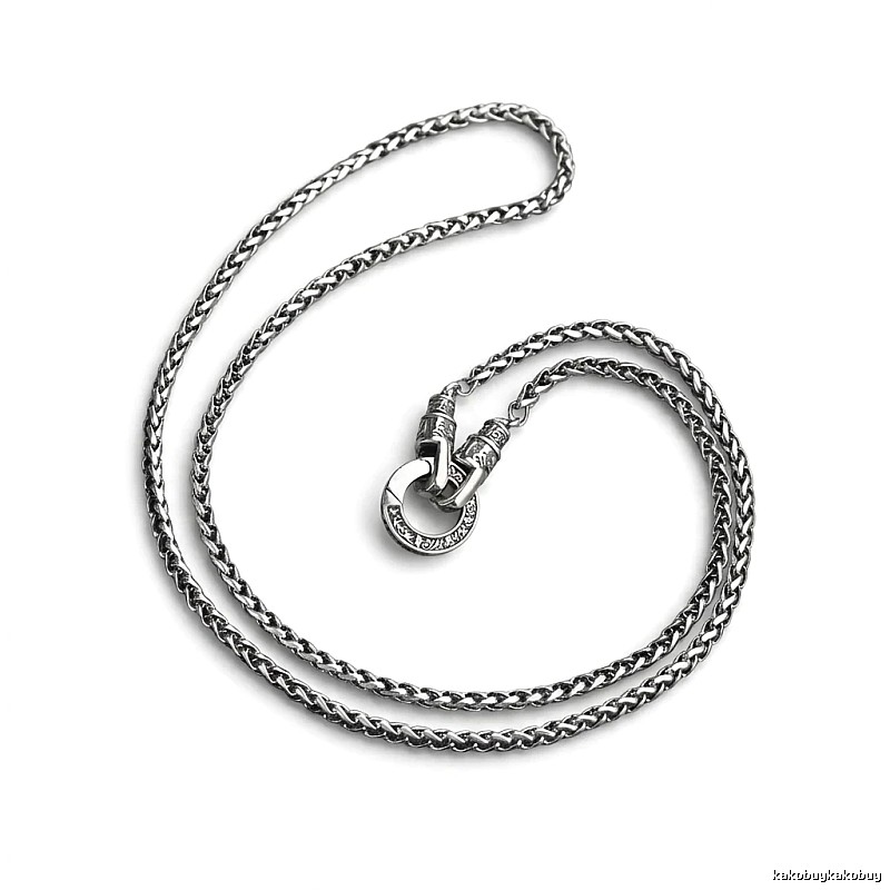 Chrome Hearts Retro Style Silver Necklace