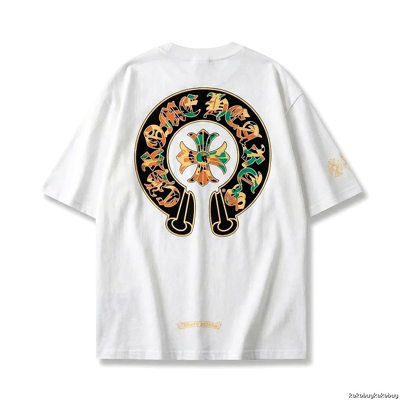 Chrome Hearts Retro Style White T-shirt