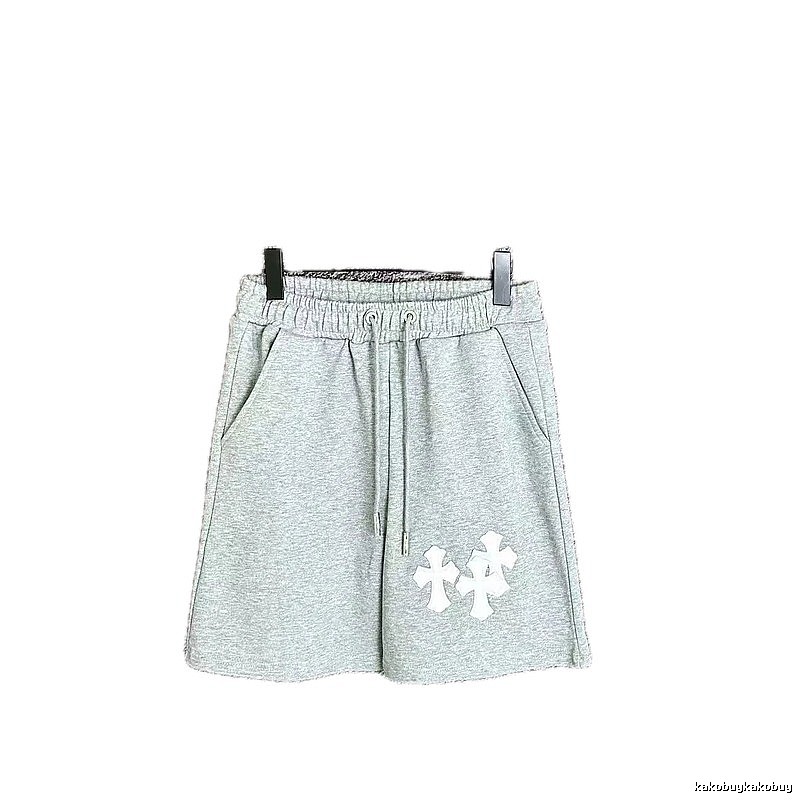 Chrome Hearts Trendy and Cool Style Gray Shorts