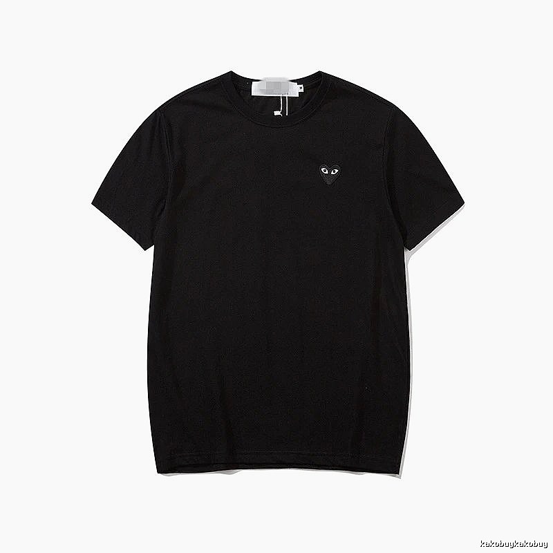 Comme des Garcons PLAY 2021-95 Black Style 2195 Heart Logo T-Shirt Everyday Rotation