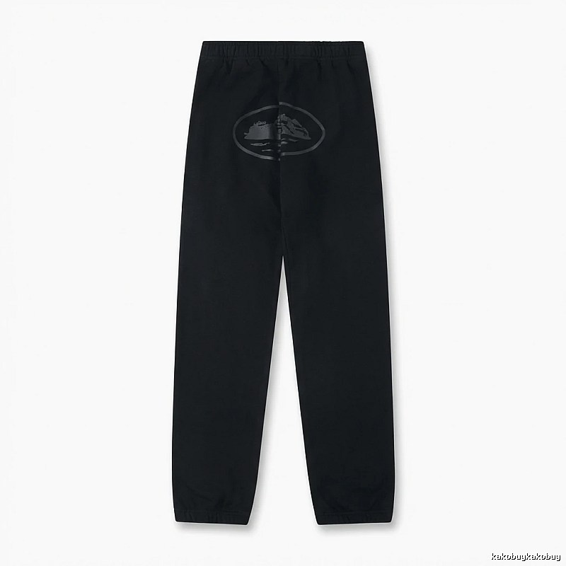 Corteiz Printed Casual Black Pants