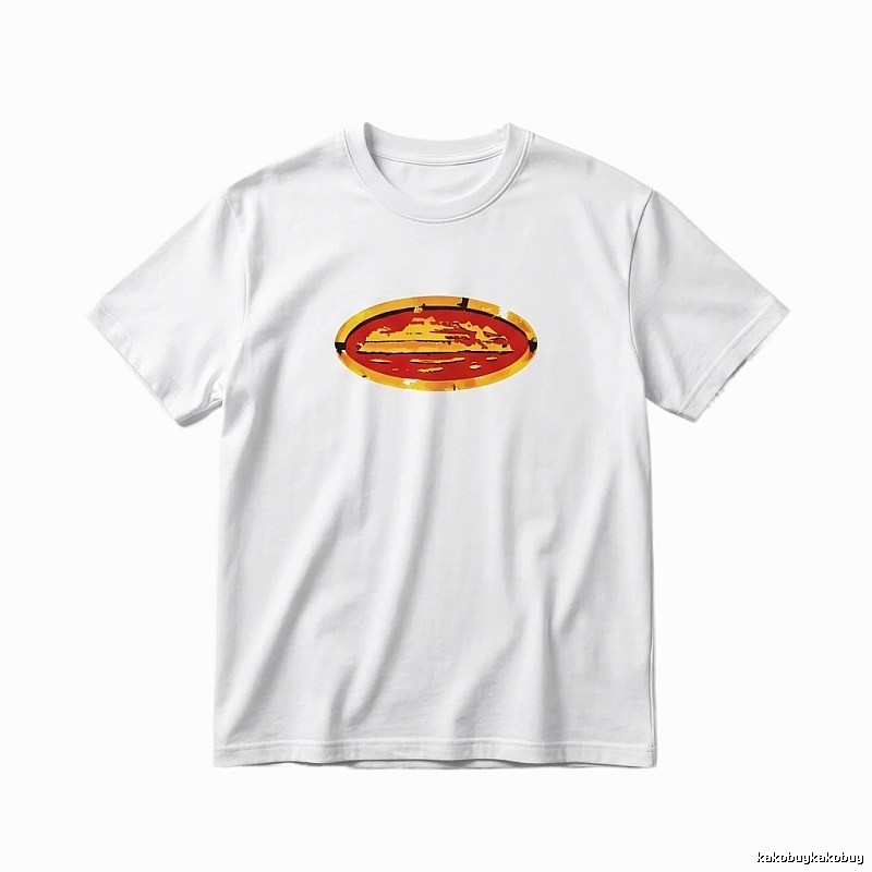Corteiz Printed Trendy Brand White T-shirt