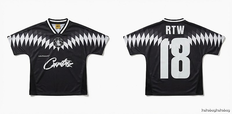 Corteiz RTW Series Black and White Wind Top