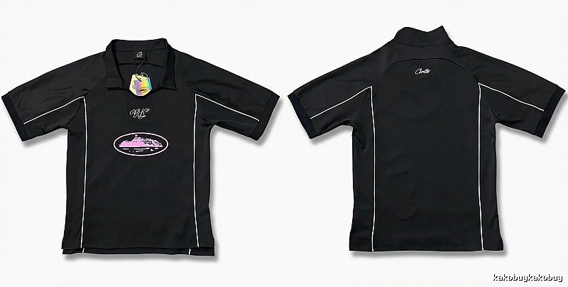 Corteiz sporty black short sleeves
