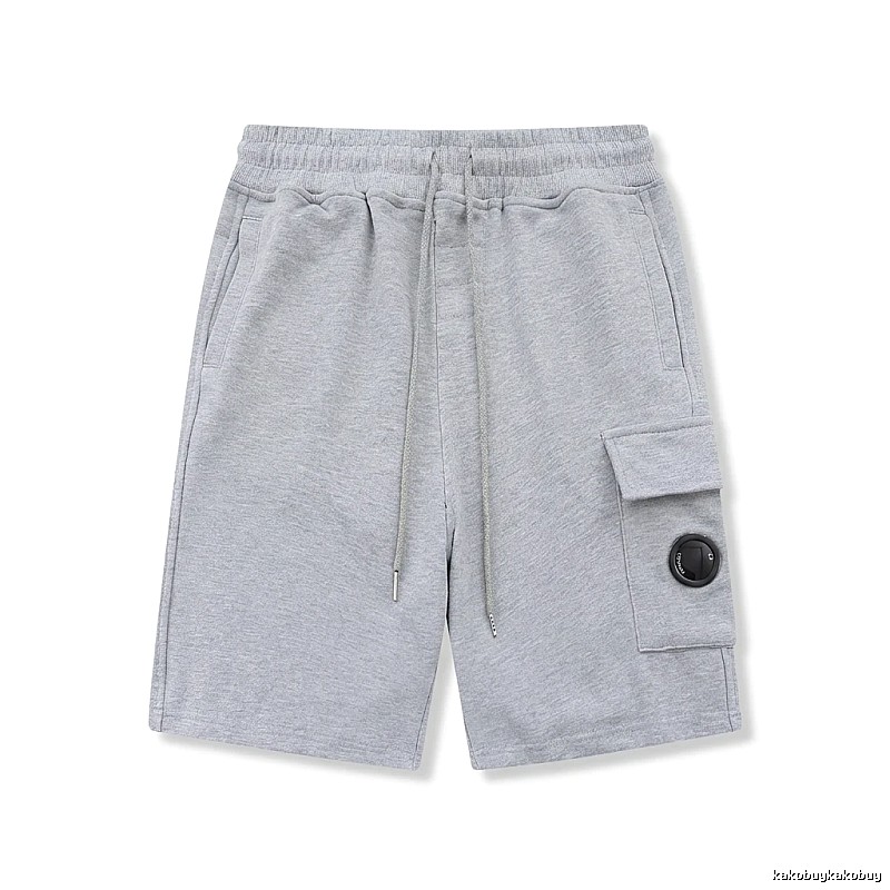 C.P. Company workwear-style grey shorts
