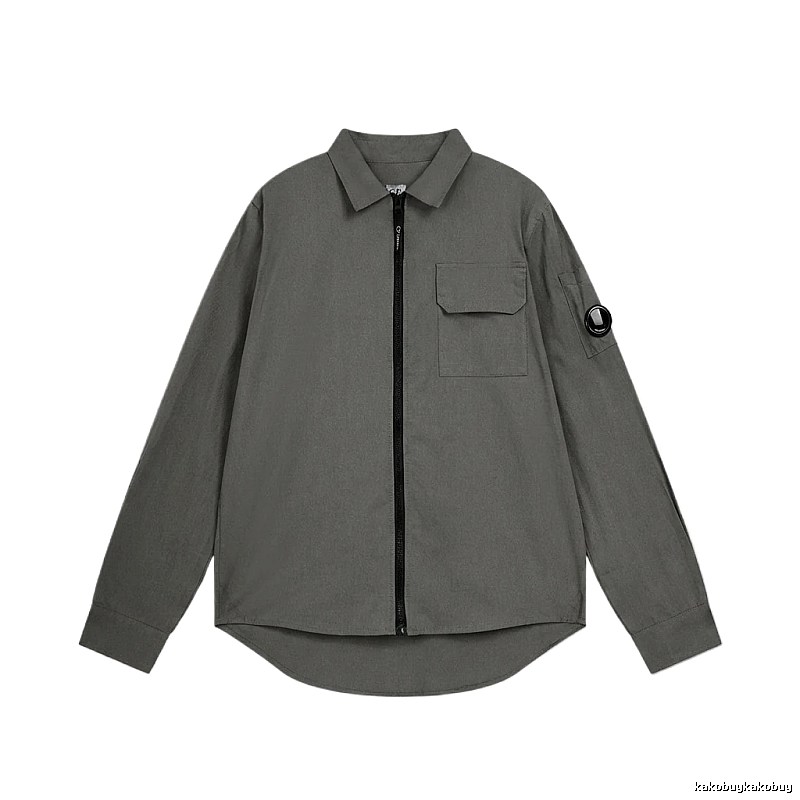 C.P. Grey Workwear Style Shirt