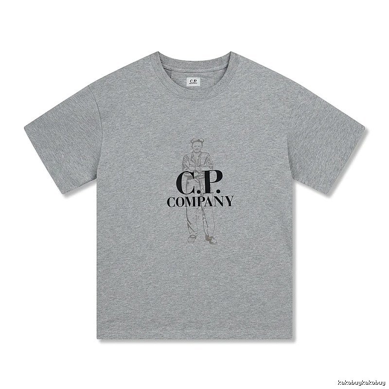 C.P. Retro Style Gray T-shirt