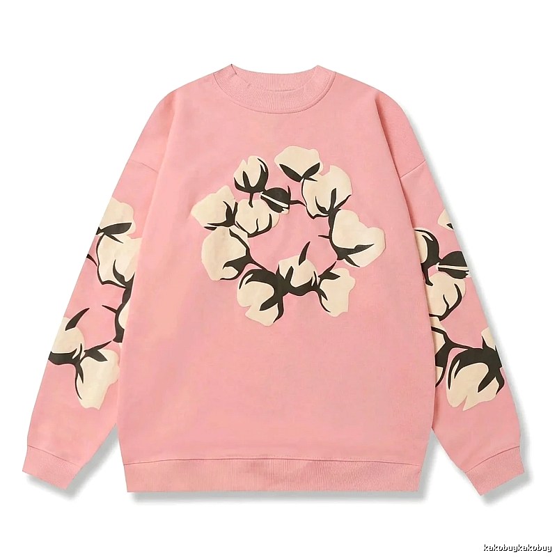 DENIM TEARS Pink Floral Sweatshirt