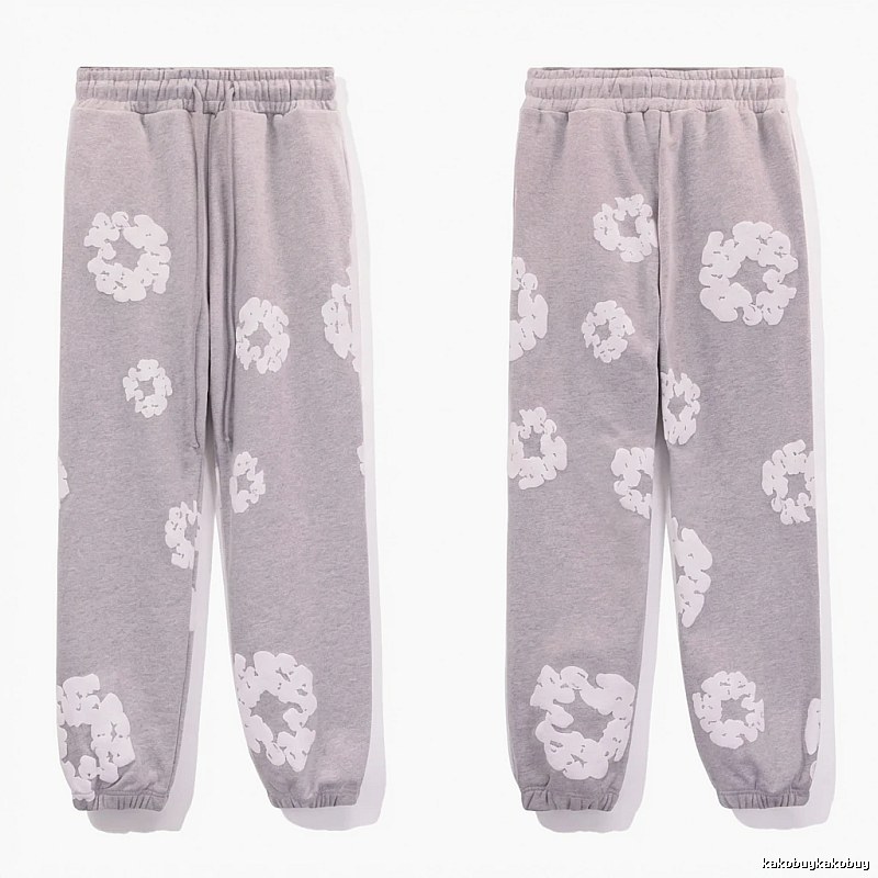 DENIM TEARS Printed Casual Grey Pants