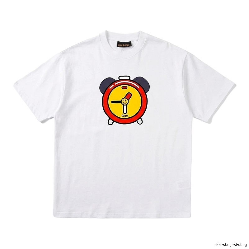 DREW Cartoon Style White T-shirt