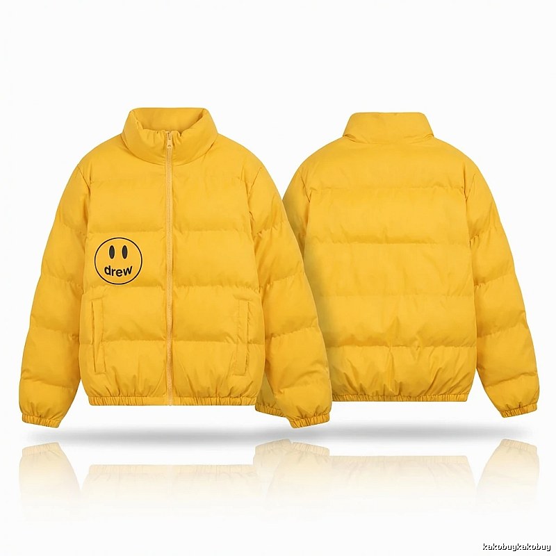 DREW Smiley Casual Style Yellow Coat