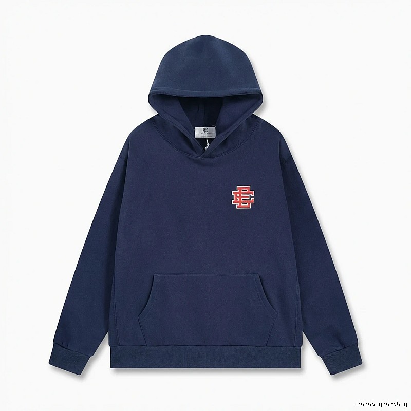 Eric Emanuel simple style navy blue hoodie