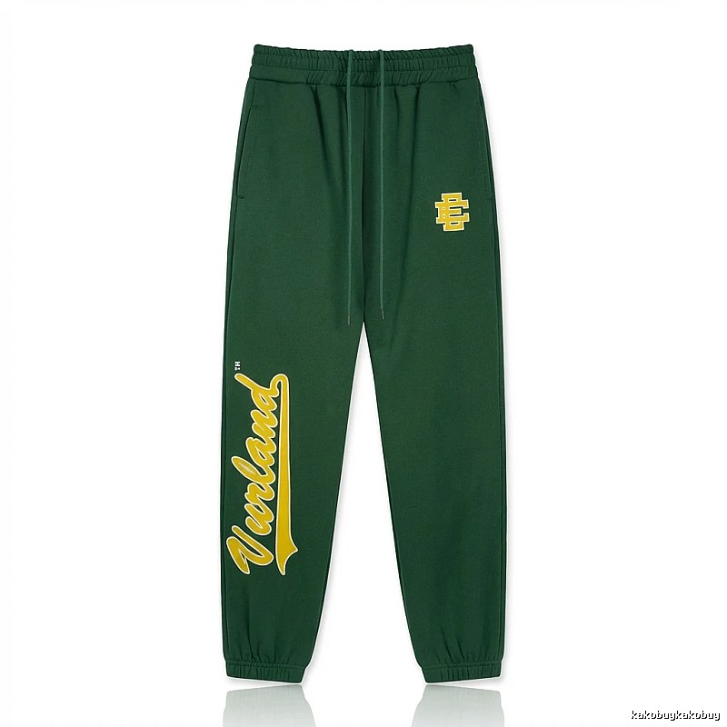 Eric Emanuel sporty dark green sweatpants
