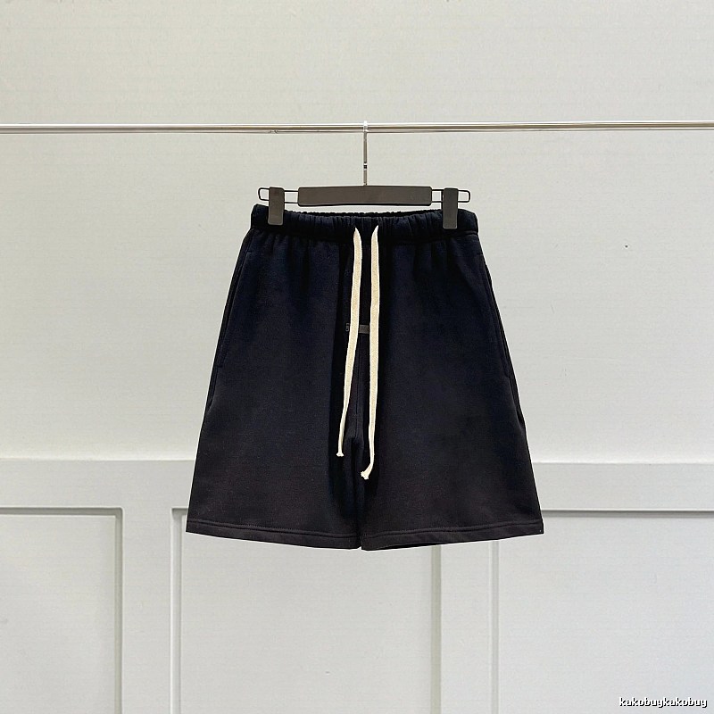 ESSENTIALS Basic Black Shorts