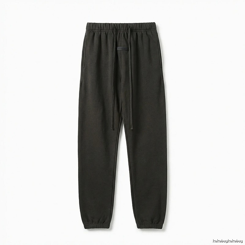 ESSENTIALS Basic Casual Black Pants