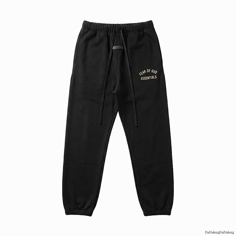 ESSENTIALS Black Casual Sweatpants