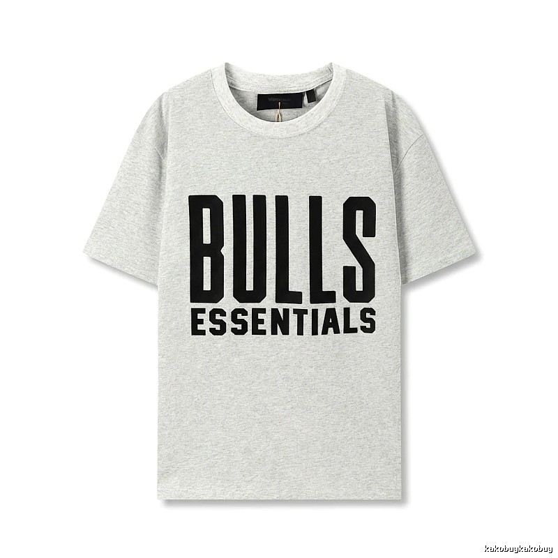 ESSENTIALS Bulls Style Grey T-shirt