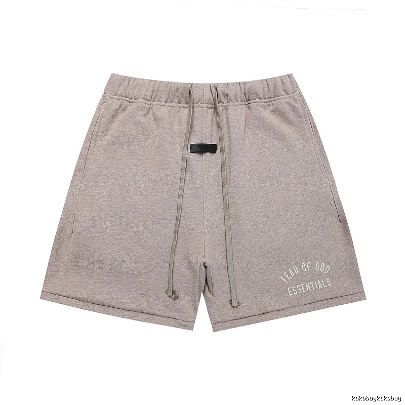 ESSENTIALS Casual Light Grey Shorts