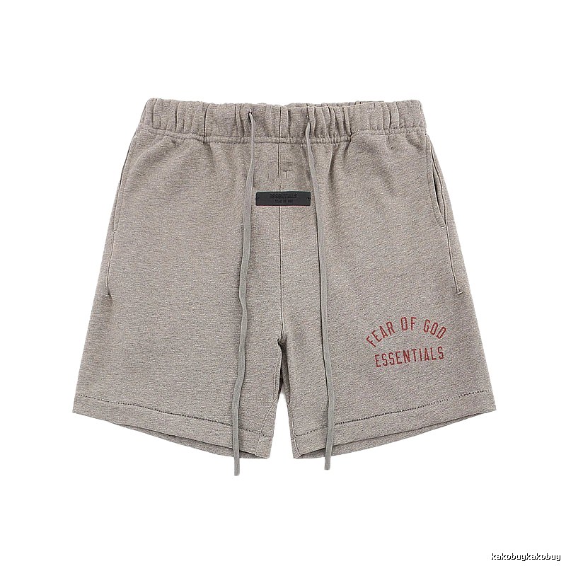 ESSENTIALS casual style grey shorts