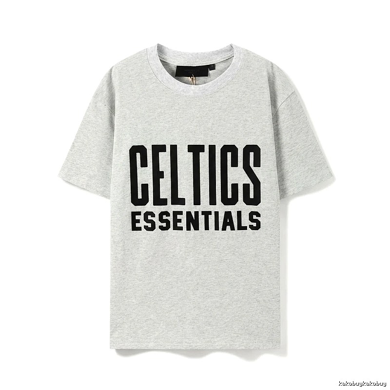 ESSENTIALS Gray and Black T-shirt of the Trendy Brand