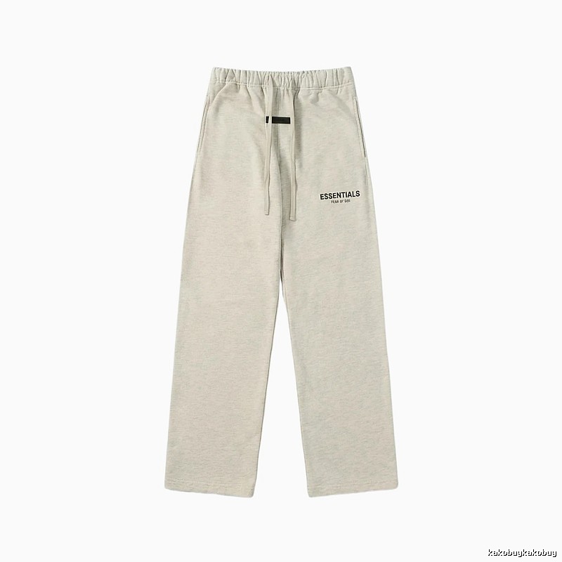 ESSENTIALS minimalist light gray sweatpants