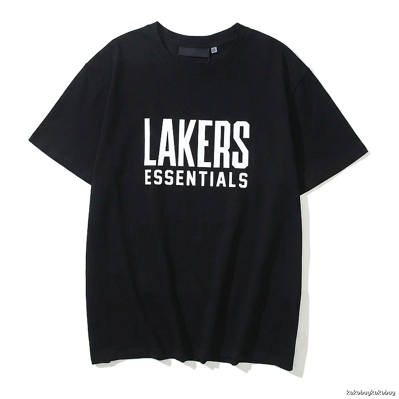 ESSENTIALS minimalist style black T-shirt