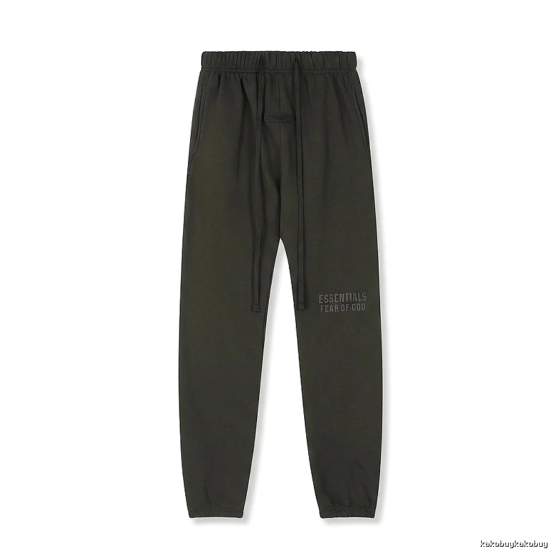 ESSENTIALS minimalist style dark gray sweatpants