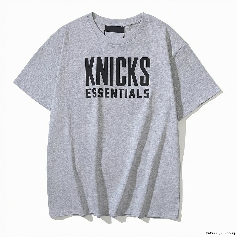 ESSENTIALS minimalist style grey T-shirt