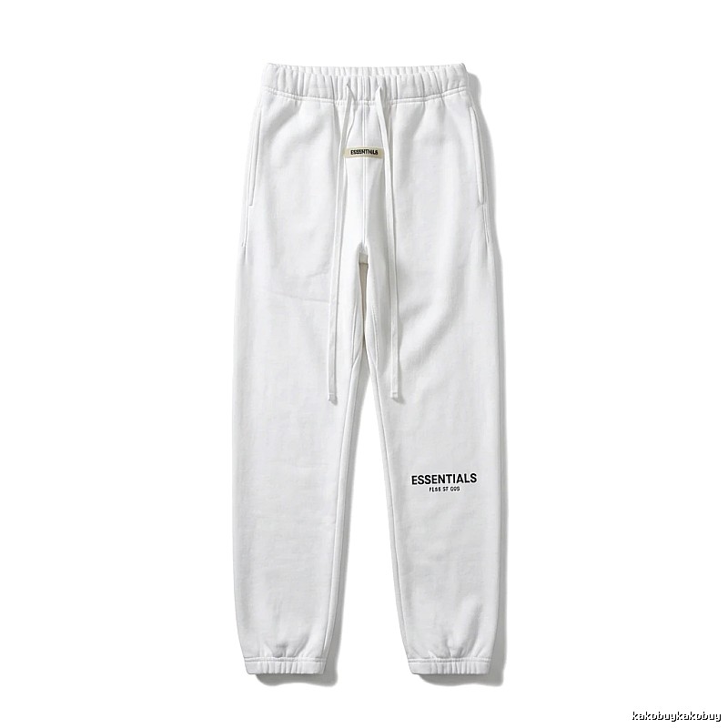 ESSENTIALS Simple Style White Sweatpants