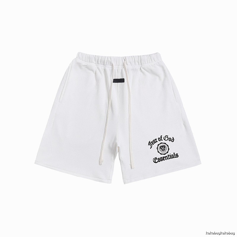 ESSENTIALS Trendy Brand Simple White Shorts