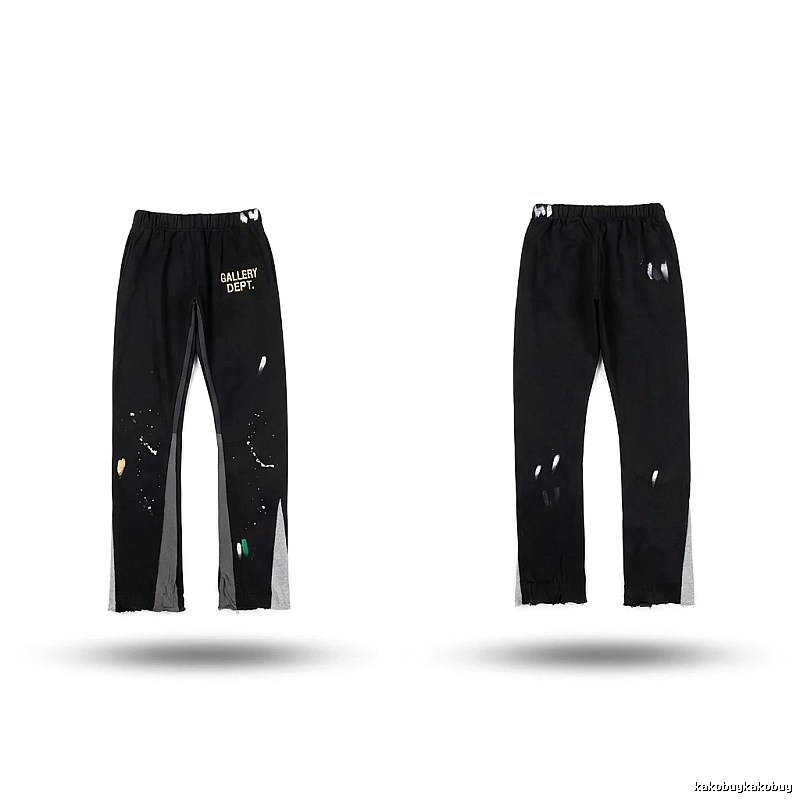 Gallery Dept Graffiti Street Style Black Pants
