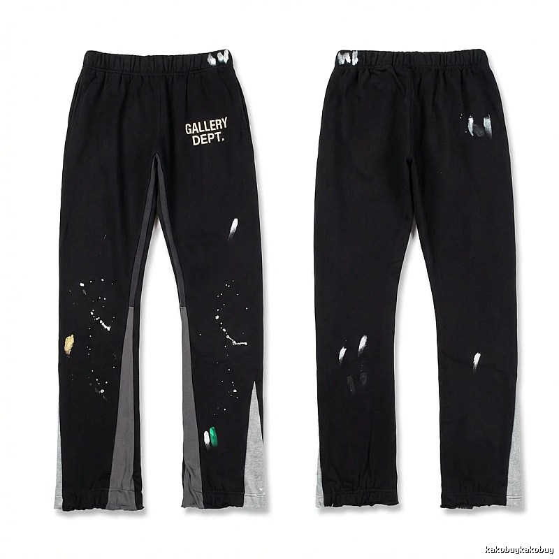 Gallery Dept Graffiti Style Black Long Pants