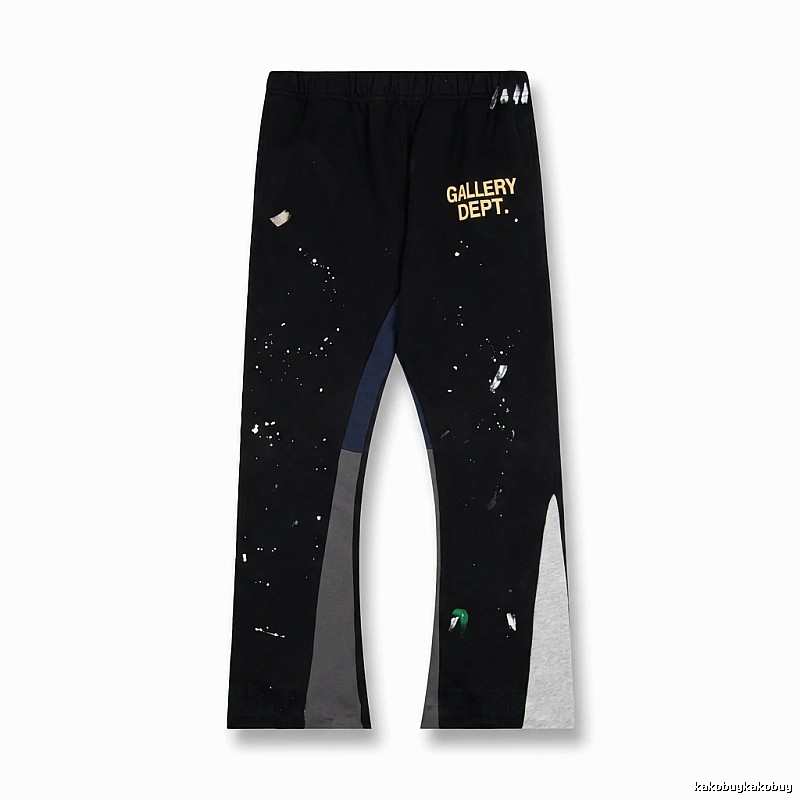 Gallery Dept Graffiti Style Black Trousers