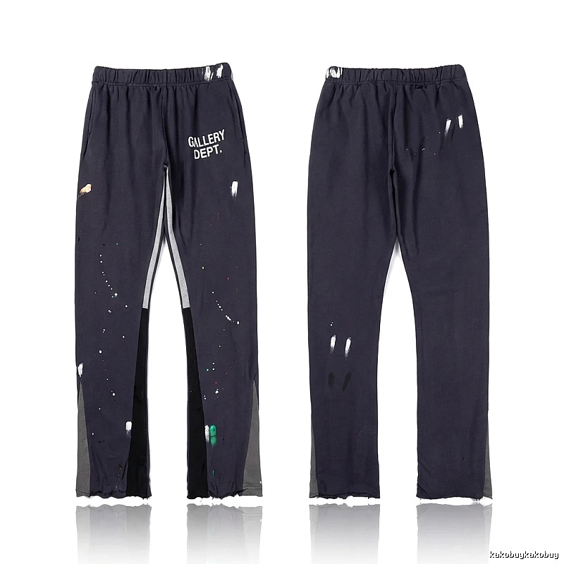 Gallery Dept Graffiti Style Black Trousers