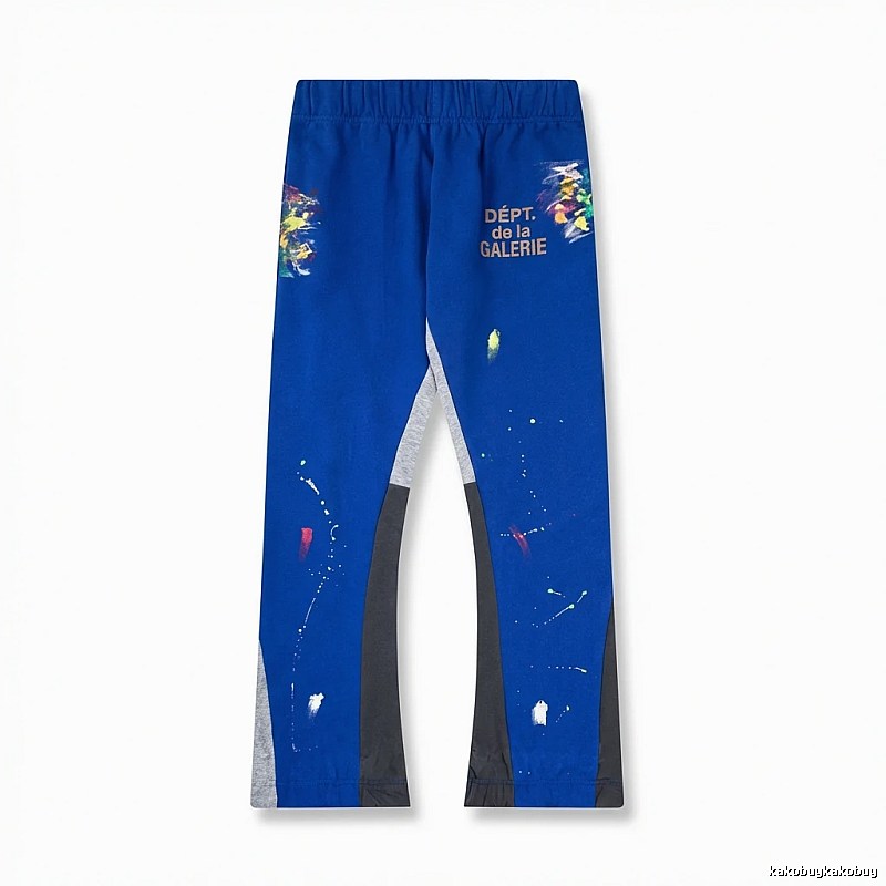 Gallery Dept Graffiti Style Blue Trousers