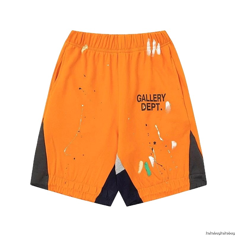 Gallery Dept Graffiti-style Orange Shorts