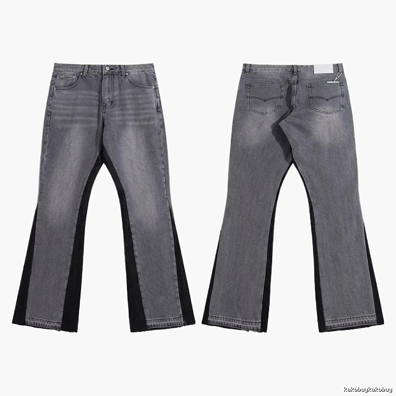 Gallery Dept patchwork grey-black jeans