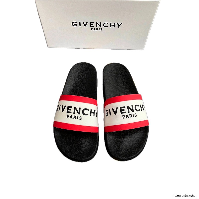 Givenchy Classic Logo Color-block Streetwear Slides