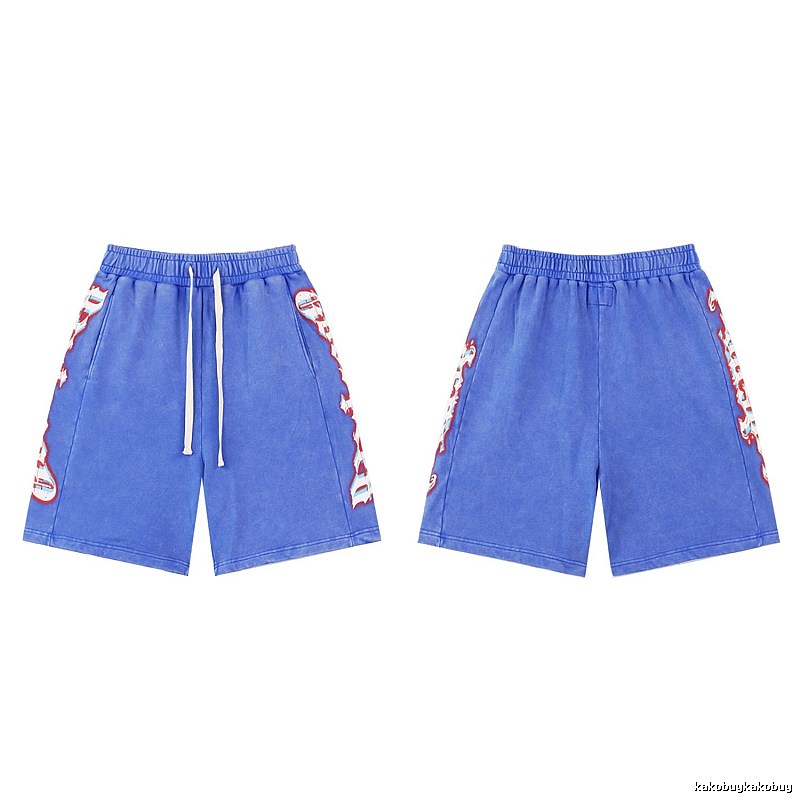 Godspeed Printed Street Style Blue Shorts