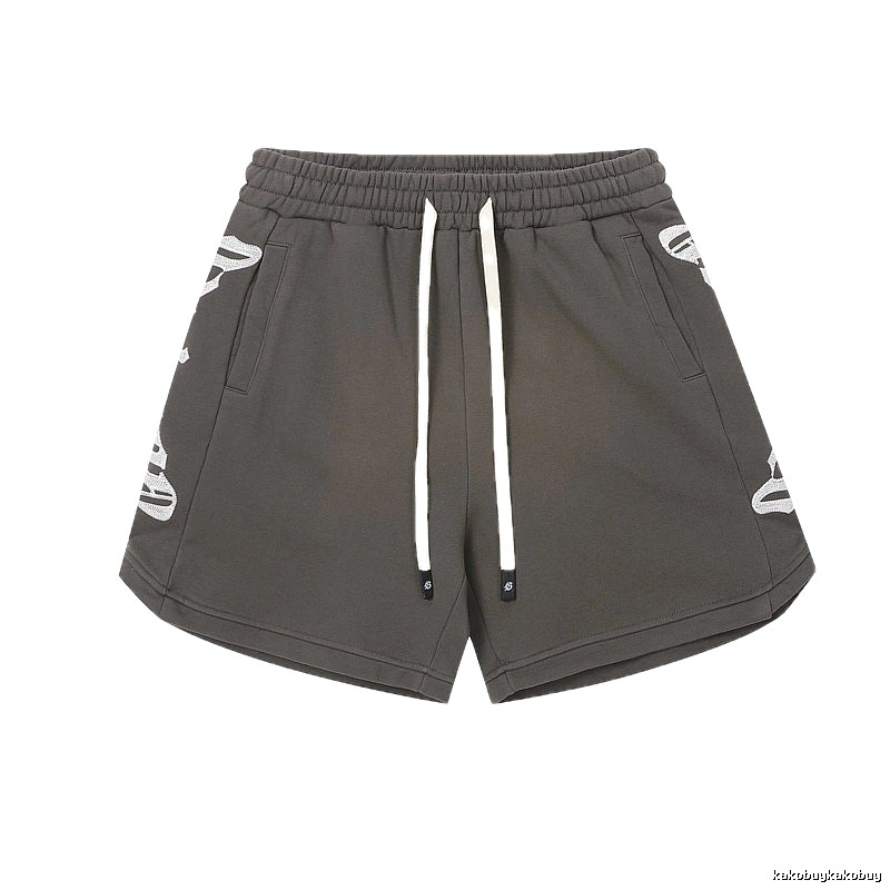 Godspeed Printed Street Style Charcoal Gray Casual Shorts