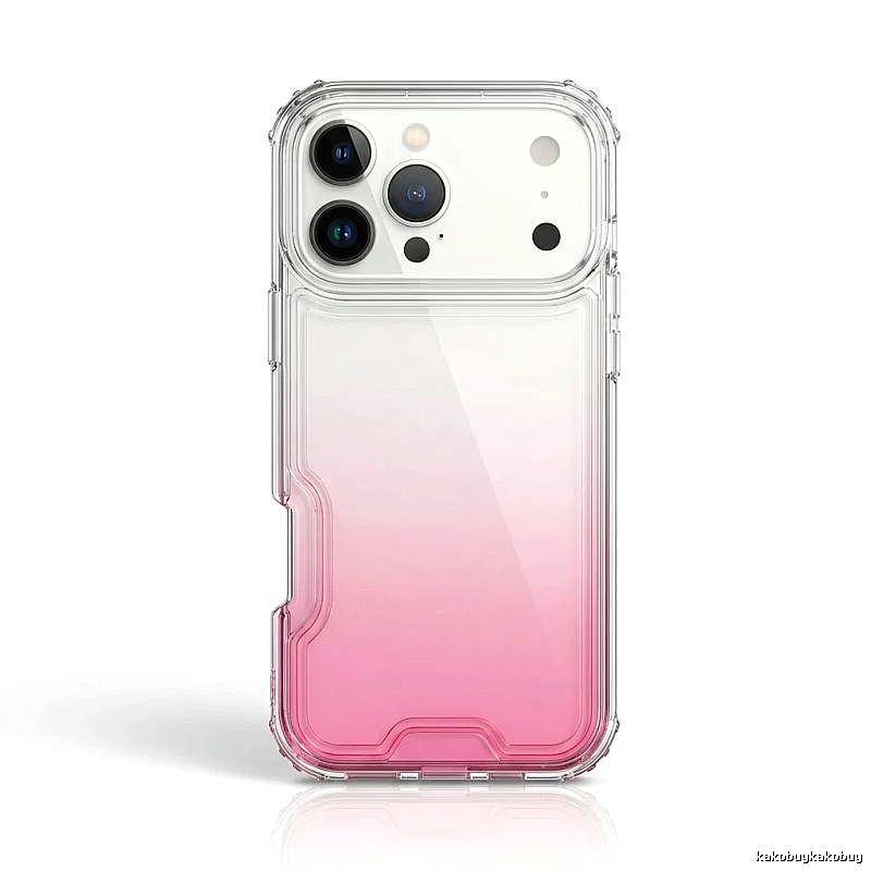 Gradual - change - style iPhone pink case of trendy brand