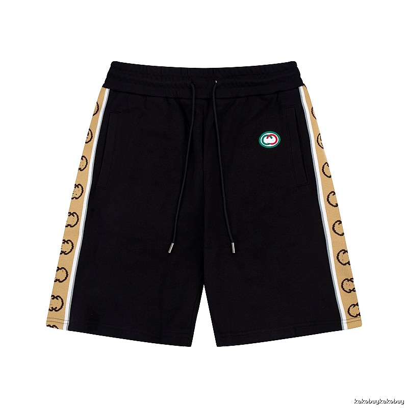 Gucci classic style black shorts