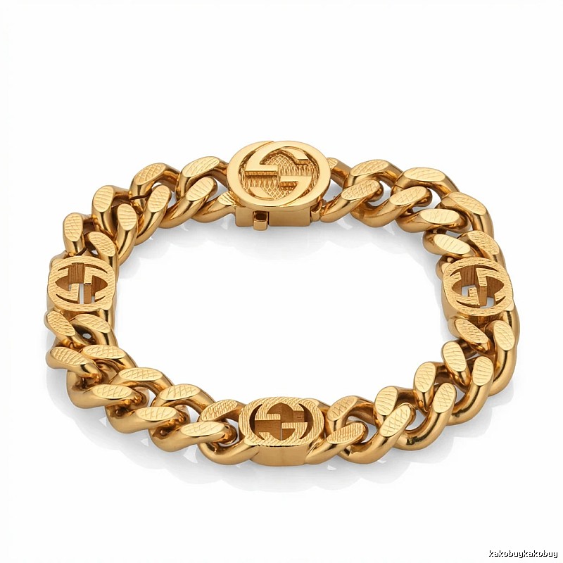 Gucci golden retro-style bracelet