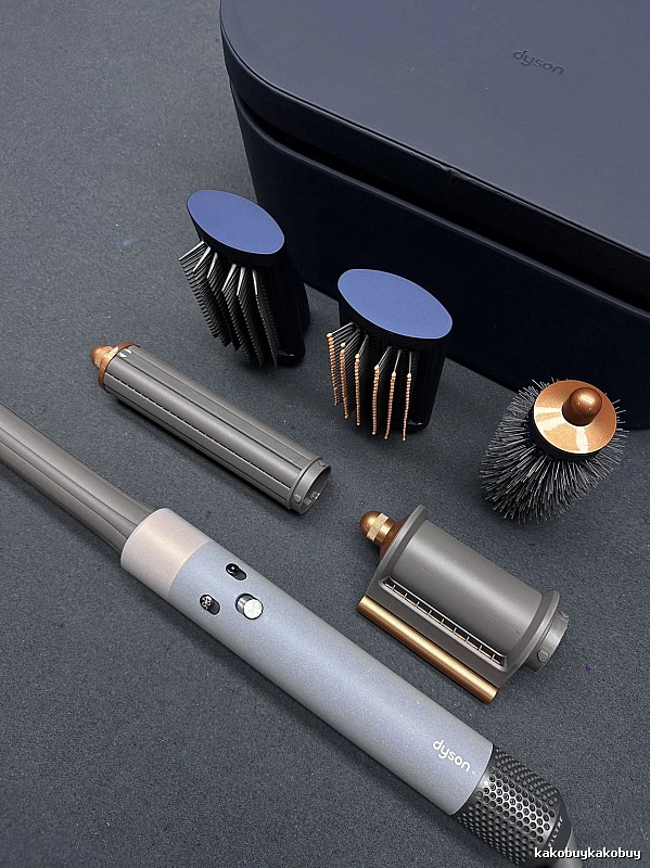 Hair Styler by Dyson with White Multi-attachment Styling Tool Set