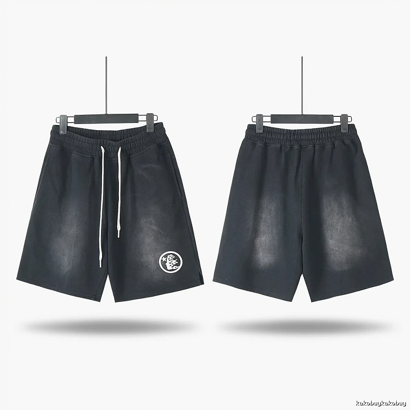Hellstar dark style black shorts